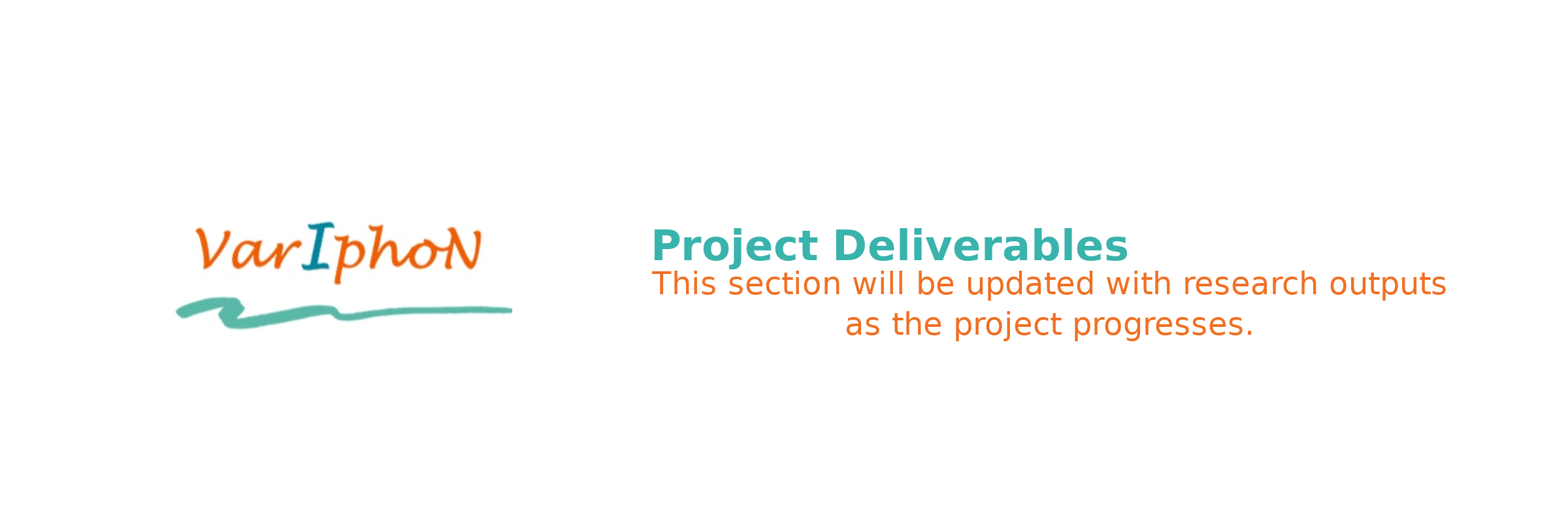 Project Deliverables — This section will be updated with research outputs as the project progresses.